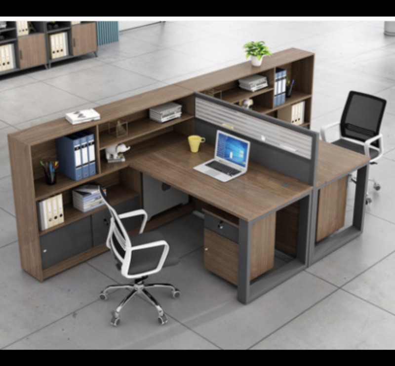 沈阳办公家具职员屏风办公桌卡位钢架隔断电脑桌办公椅定制图2