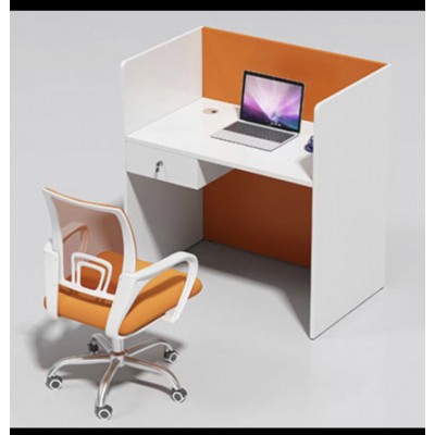 沈阳办公家具职员屏风办公桌卡位双人工位钢架电脑桌办公椅定制