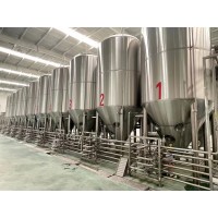 加工精酿啤酒设备的厂家 年产50吨大型啤酒厂啤酒设备