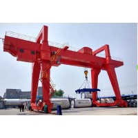 ​ 贵州黔西龙门吊出租160吨轨道式卸船龙门吊