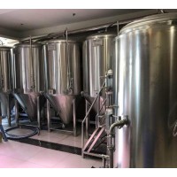 小型自酿鲜啤酒设备日产1吨啤酒设备制造厂家