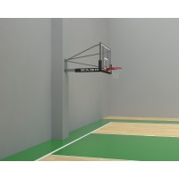 lx凯锐柱装悬臂固定篮球架  室内简易篮球架多少钱一套价格