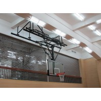 lx凯锐电动悬空折叠篮球架 供应商 固定式篮球架厂家