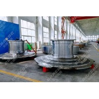 山东球磨机厂家 生产球磨机端盖 40吨大型铸钢件图纸定制