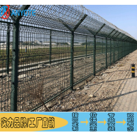 湛江吴川机场护栏网 霞山园林围栏网 港口浸塑铁丝网包安装