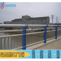 阳江钢构桥梁不锈钢护栏 东莞景观304栏杆 河道烤漆护栏工厂