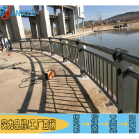 阳江海边景观栏杆 中山桥梁304护栏 东莞河道不锈钢护栏供应