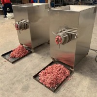 肉丸子冻肉绞肉机 小型商用绞肉机产家​