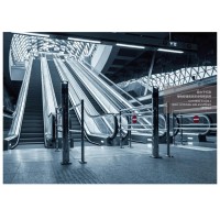 商场超市机场自动人行道 扶梯电梯 装潢乘客梯滚梯装饰工程定制