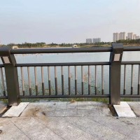 佛山水利工程栏杆定制 不锈钢河道护栏图片