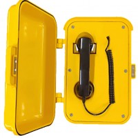 RJ45接口摘机直通免拨号对讲电话 防水对讲电话机