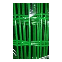 供应绿色金属硬塑PVC铁丝网 围栏网