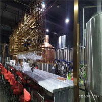 300L精酿工坊啤酒系统酒店自酿啤酒设备
