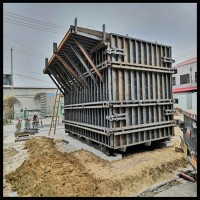 盒式水泥活动房模具 农村混凝土预制装配式建筑水泥房钢模板