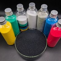 轻质彩砂低吸油填充粘度低聚脲美缝剂专用轻质彩砂填料