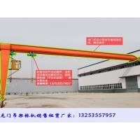 贵州黔南龙门吊租赁厂家10吨半门式起重机优点