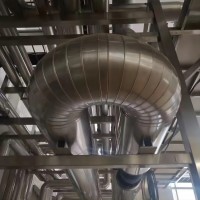 制药厂常温设备橡塑保温 蒸汽管道保温层外护铁皮施工队