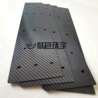 碳纤维板定制加工模型配件 CNC雕刻 3K纯碳纤维板斜纹平纹