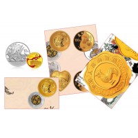 回收十二生肖金币银币盎司套盒 彩金彩银1公斤银币纪念币